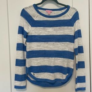 Lilly Pulitzer wide neck striped sweater